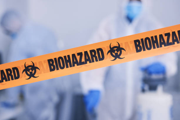 Professional Infectious Disease Decontamination technician working in Port O'Connor, TX